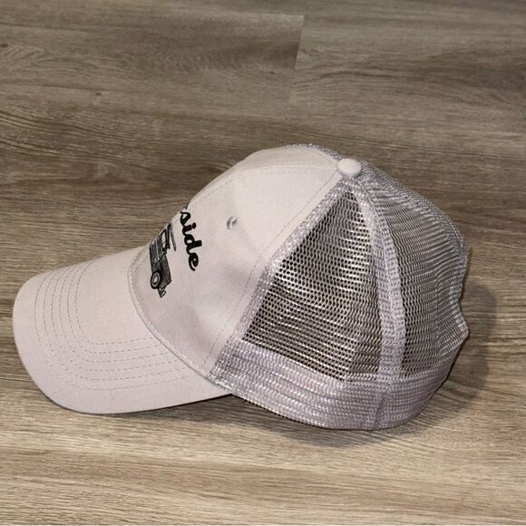 Big X Grey Seaside Beach Snapback Trucker Hat - Picture 5 of 10